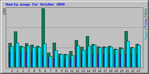 Hourly usage for October 2026